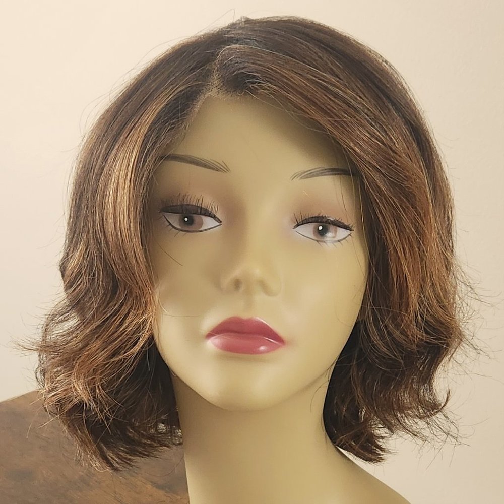 Jon Renau Julianne Wig, Toffee Truffle, Wavy, Lace Front, Hand Tied Mono Top